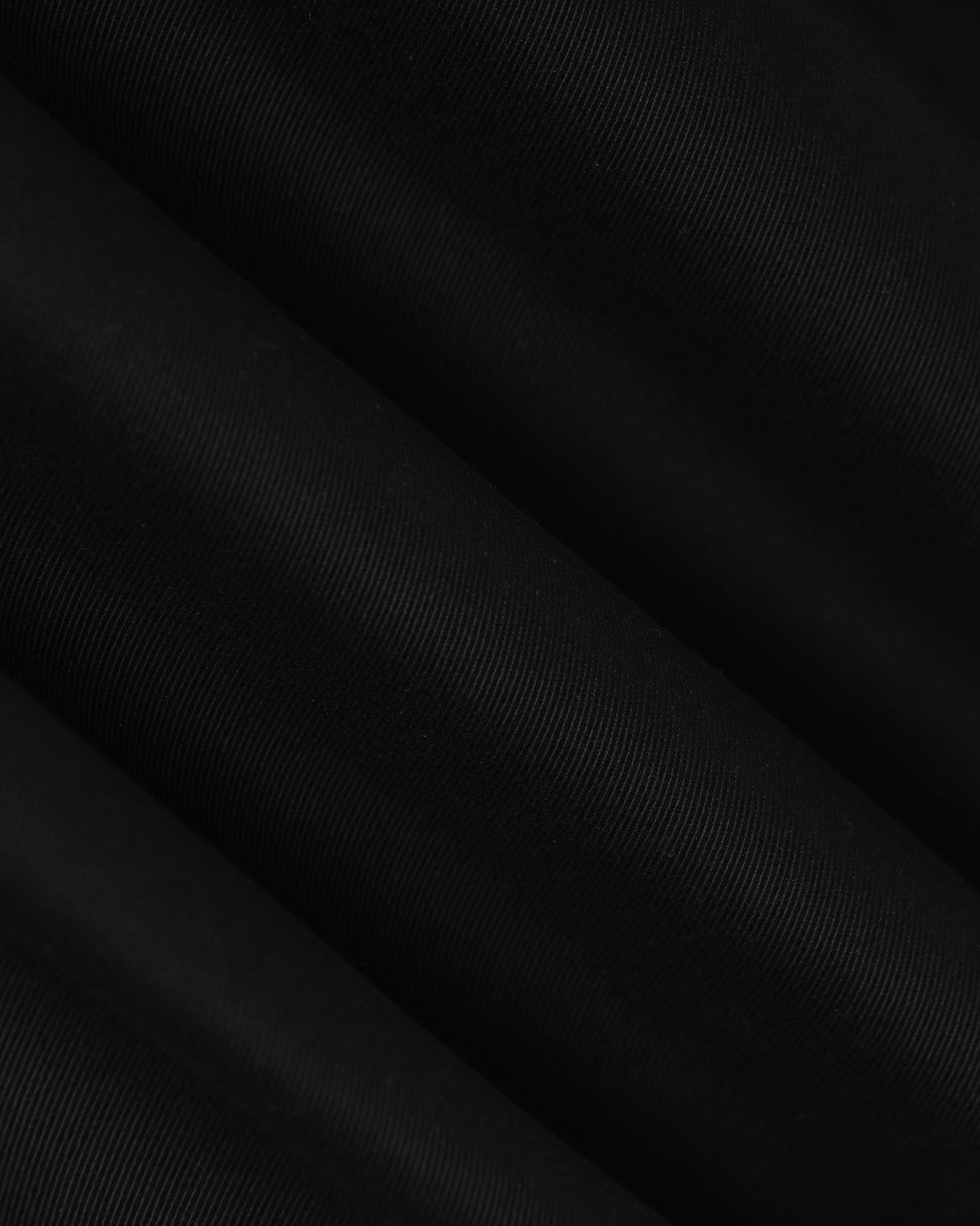 Sneaker Fit Casual Black Solid Khakis - Hudson