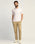 Sneaker Fit Casual Khaki Solid Khakis - Hudson