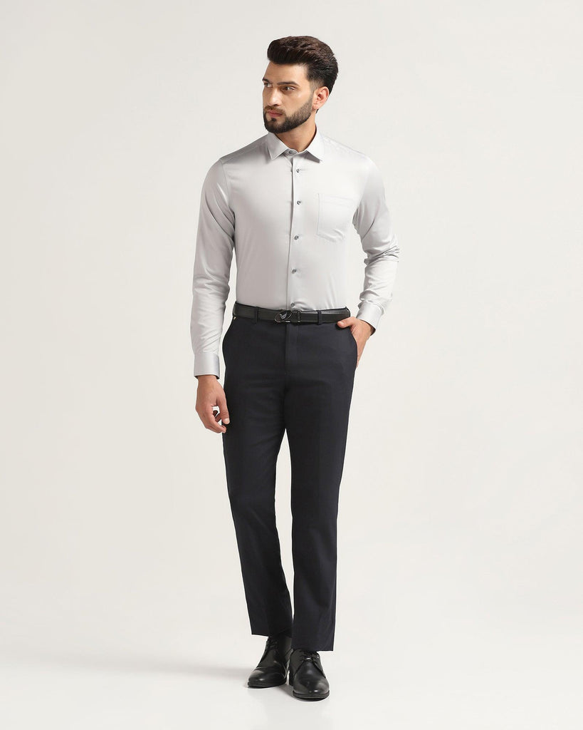 Must Haves Formal Grey Solid Shirt - Sailor