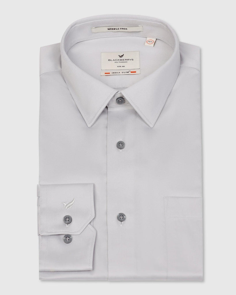 Must Haves Formal Grey Solid Shirt - Sailor