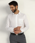 Formal White Solid Shirt - Dawn