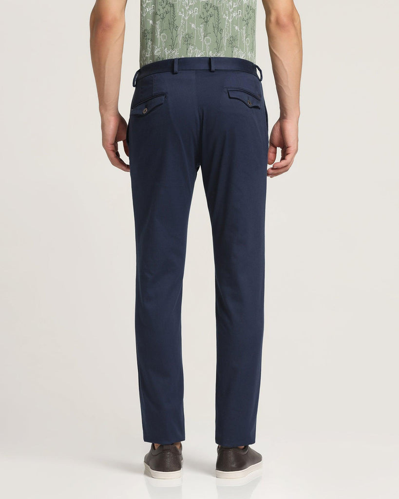 Super Slim Phoenix Casual Navy Solid Khakis - John