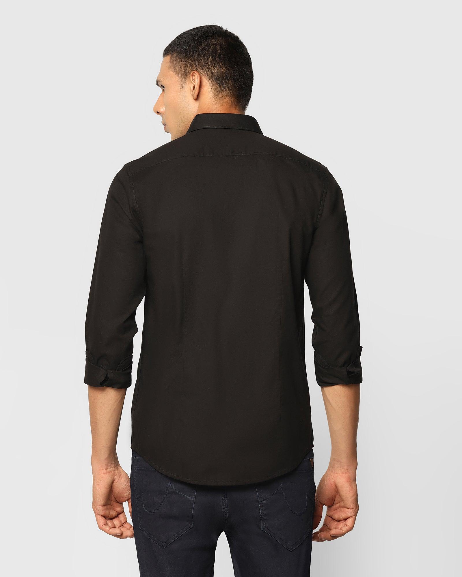 Casual Shirt In Black (Lure) - Blackberrys