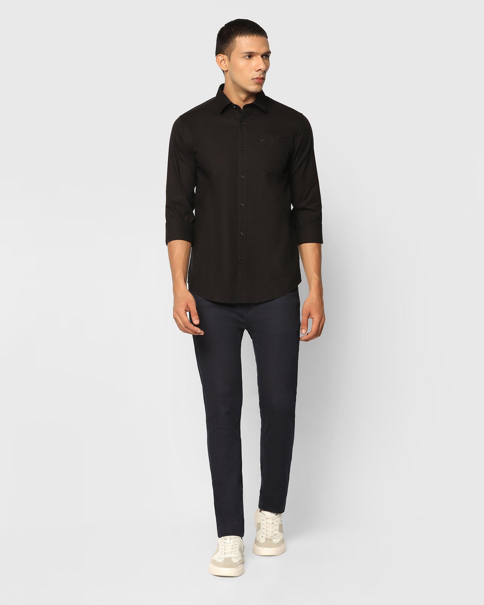 Casual Shirt In Black (Lure) - Blackberrys