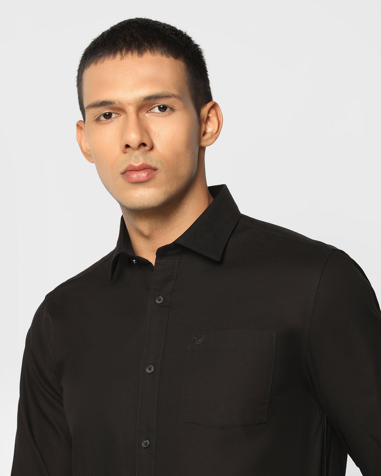 Casual Shirt In Black (Lure) - Blackberrys