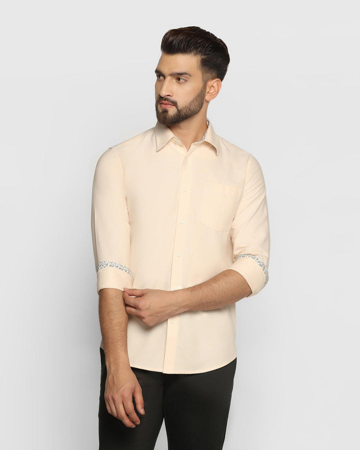 Casual Brown Solid Shirt - Sonic