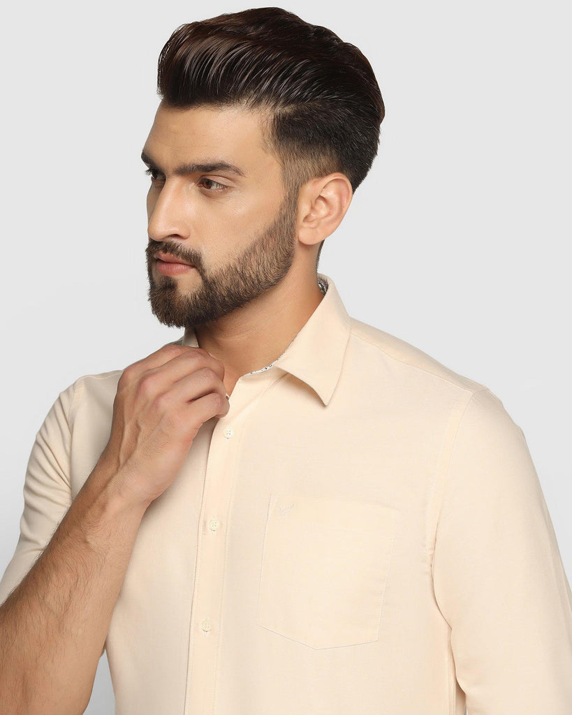 Casual Brown Solid Shirt - Sonic