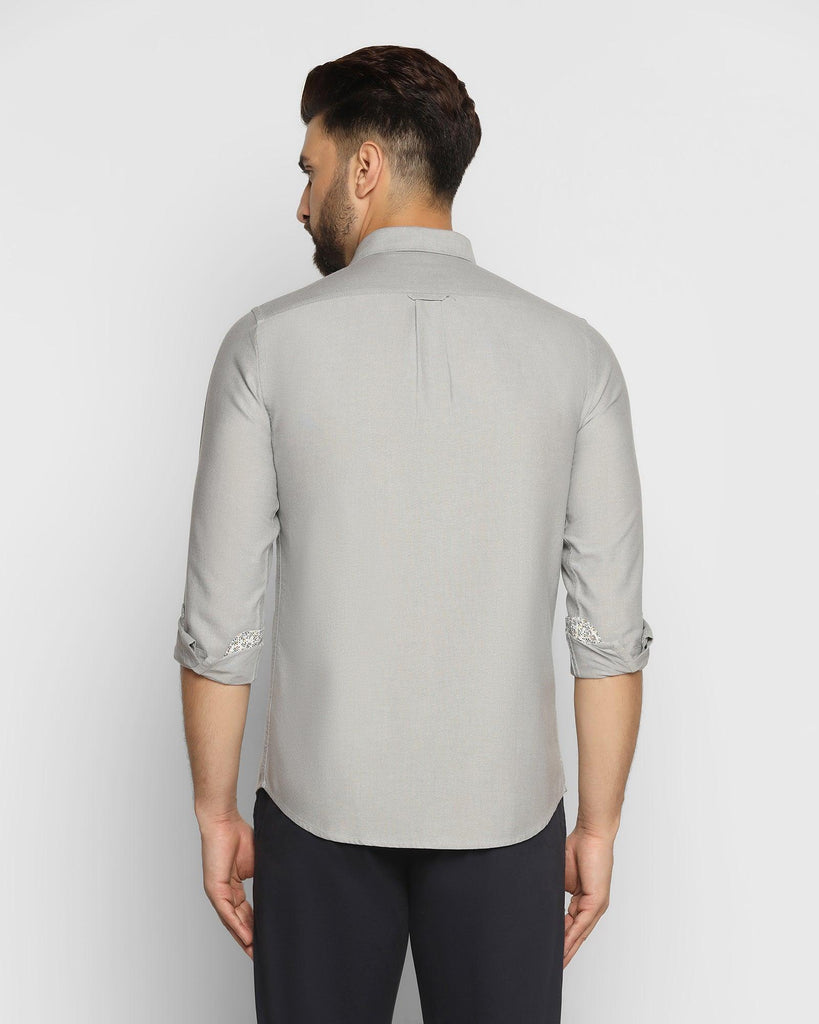 Casual Charcoal Solid Shirt - Sonic