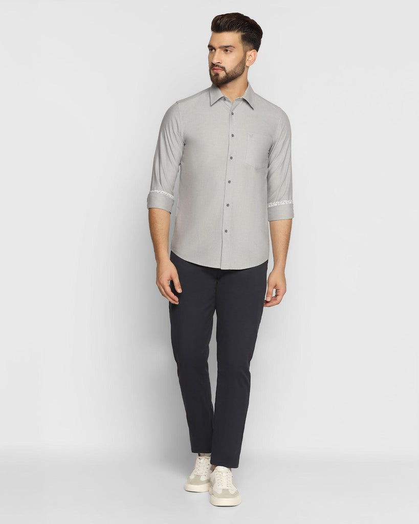 Casual Charcoal Solid Shirt - Sonic