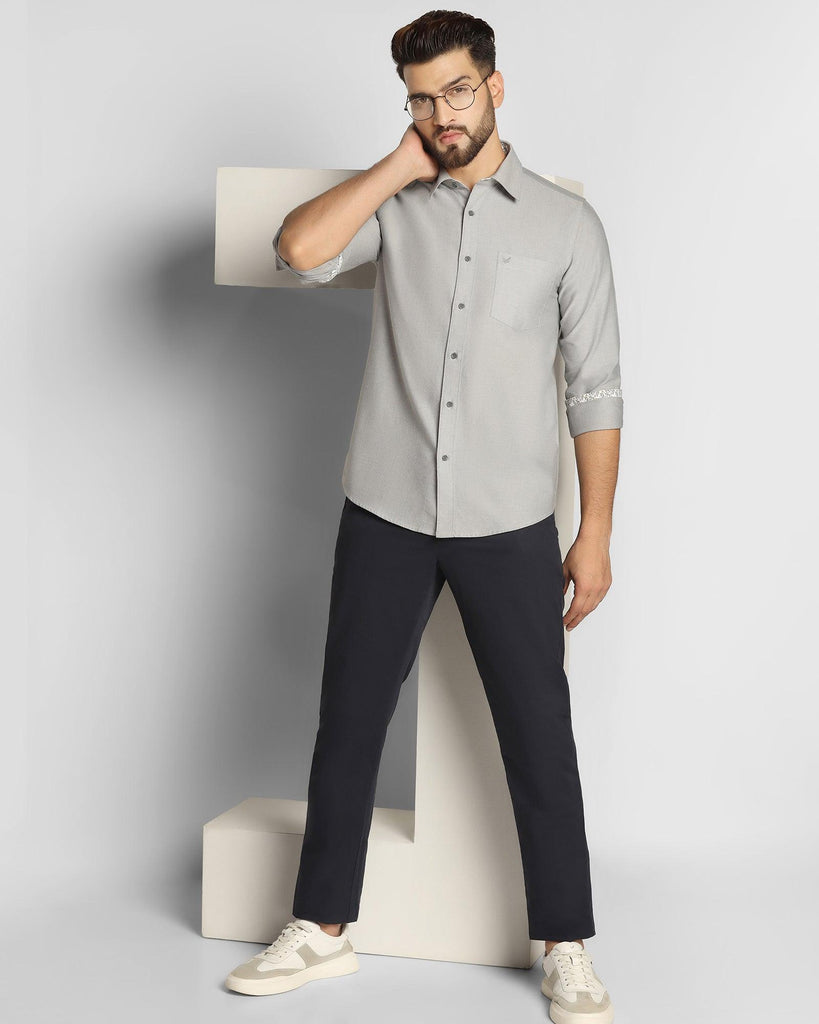 Casual Charcoal Solid Shirt - Sonic