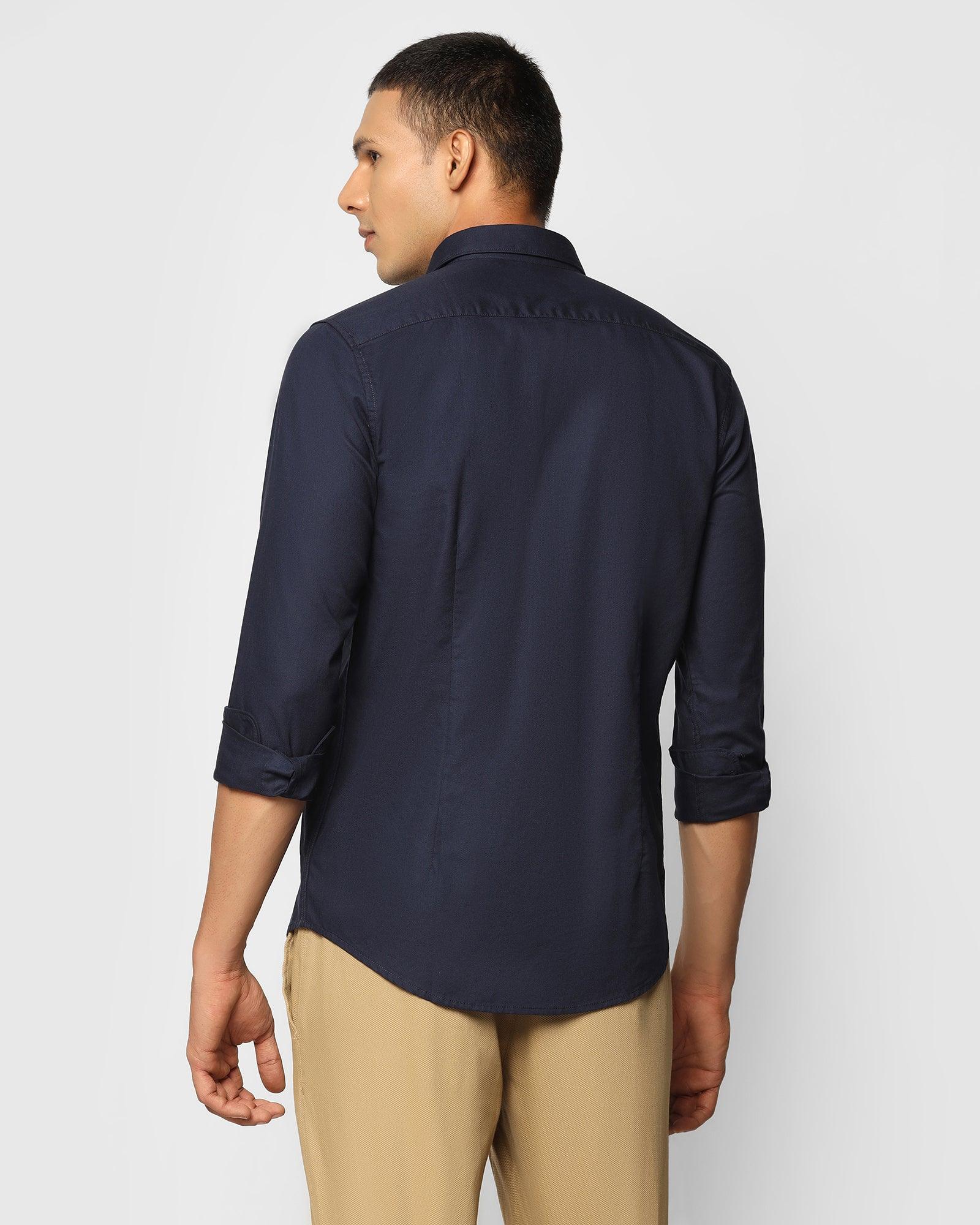 Casual Shirt In Navy (Lure) - Blackberrys