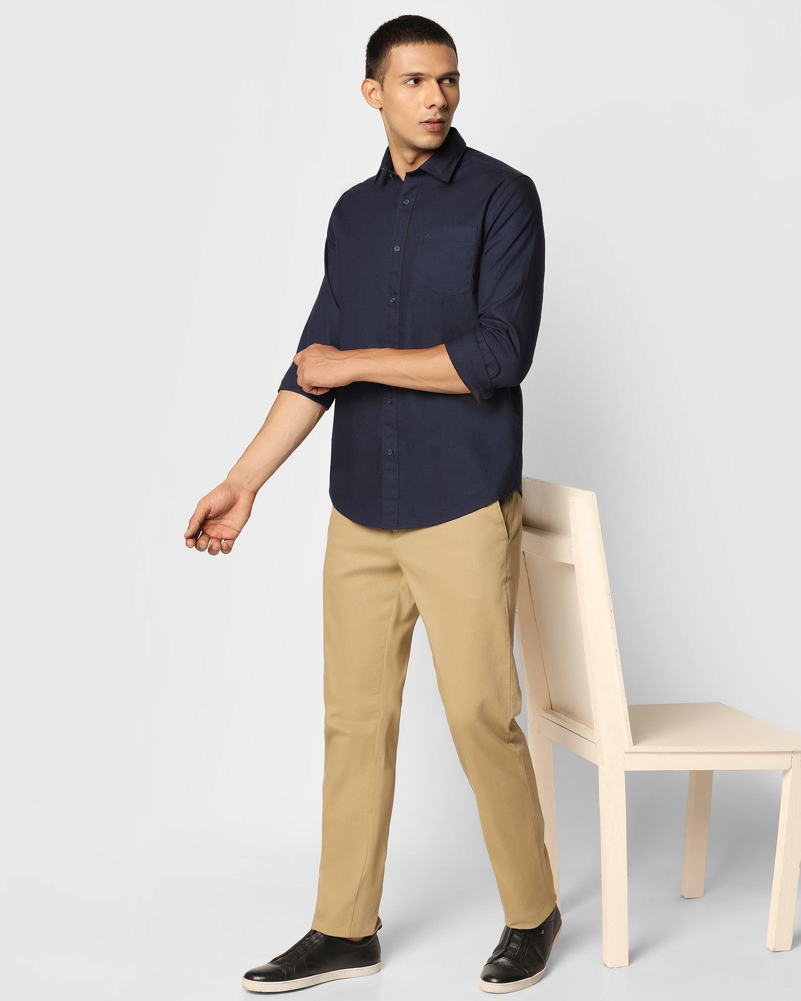 Casual Shirt In Navy (Lure) - Blackberrys