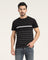 Crew Neck Black Stripe T-Shirt - Mild