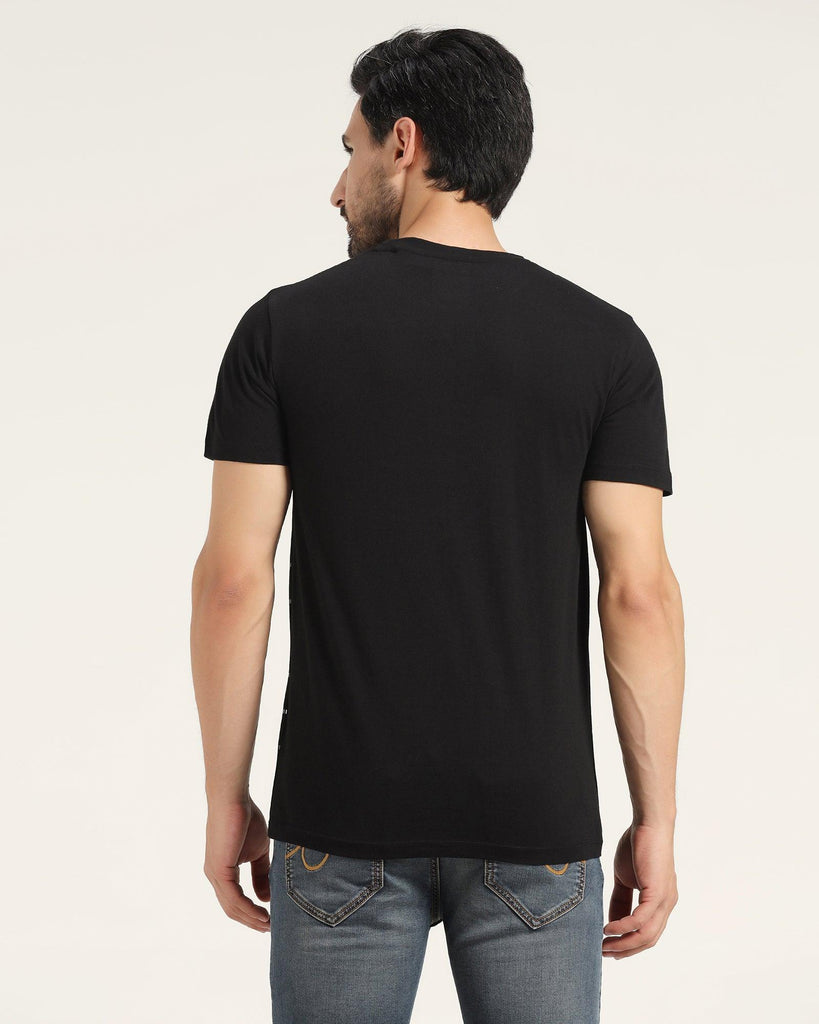 Crew Neck Black Stripe T-Shirt - Mild