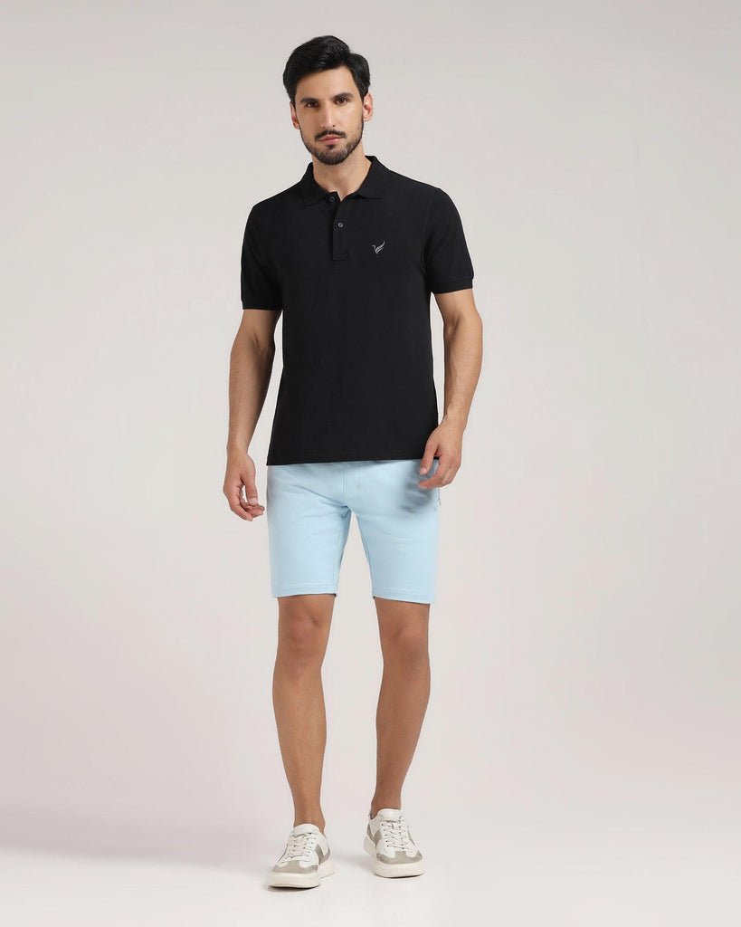 Polo Black Solid T-Shirt - Miles