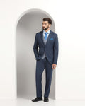 Multitude 6X Teal Solid Formal Suit - Throne - Blackberrys