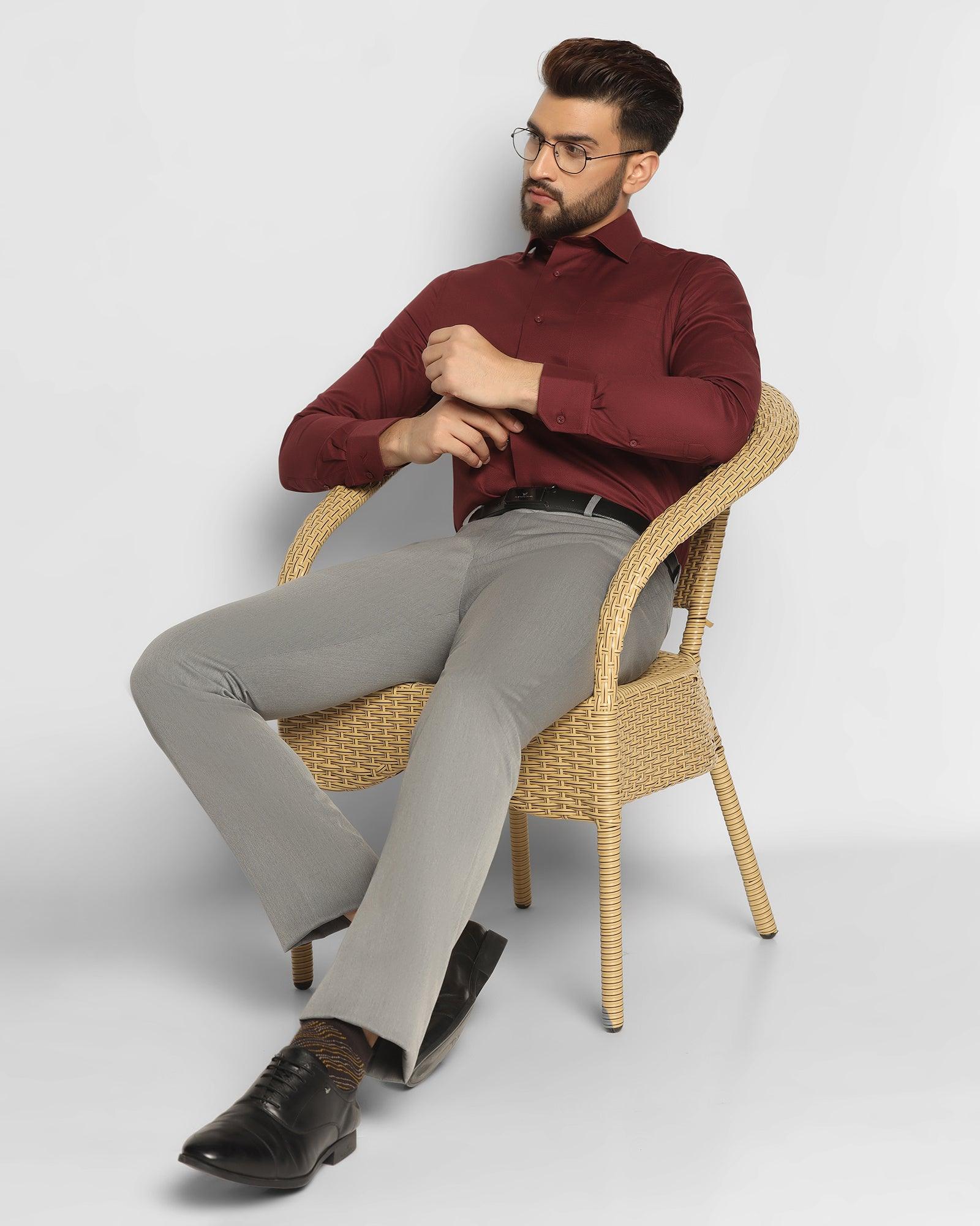 Formal Trousers In Grey B-95 (Sodrick) - Blackberrys