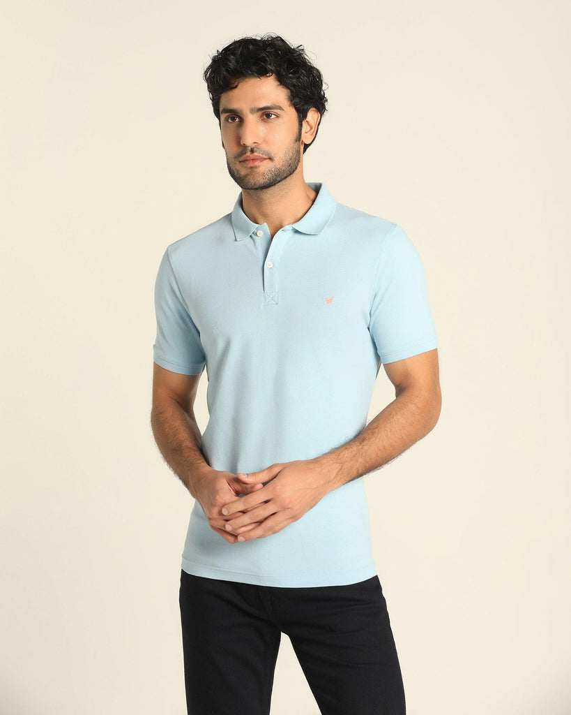 Polo Blue Solid T-Shirt - Bonnel