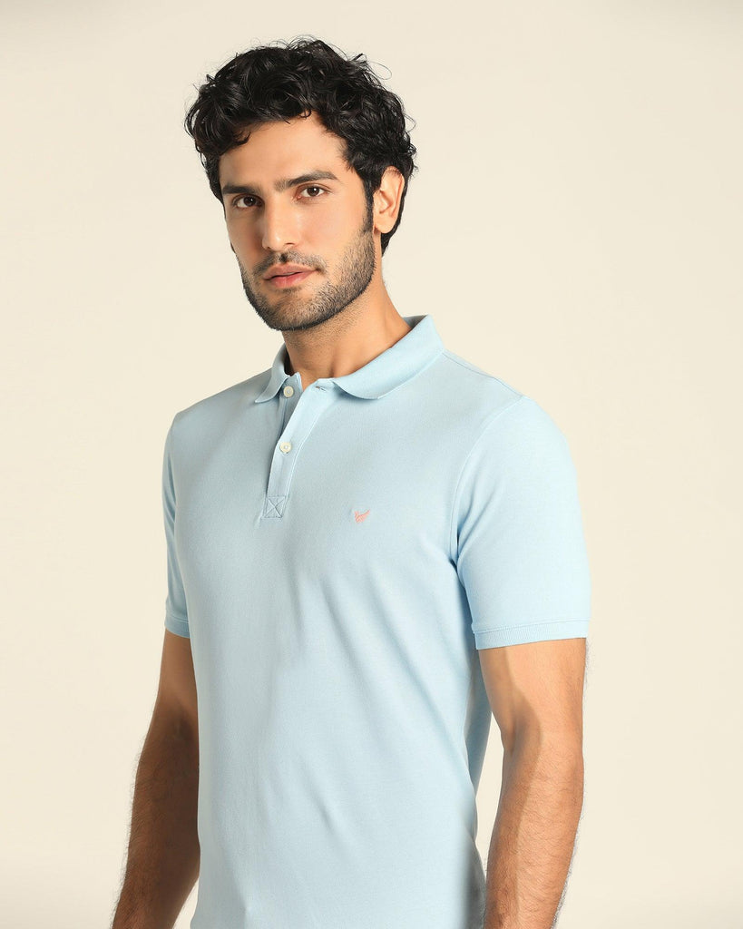 Polo Blue Solid T-Shirt - Bonnel