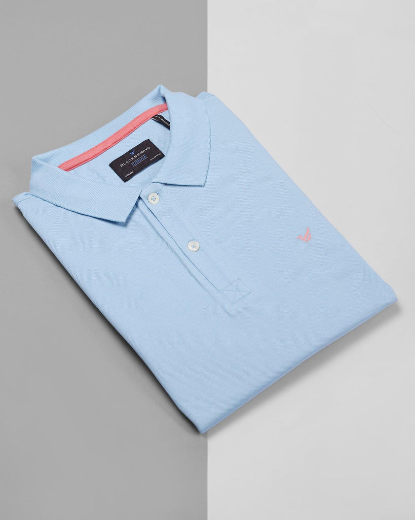 Polo Blue Solid T-Shirt - Bonnel