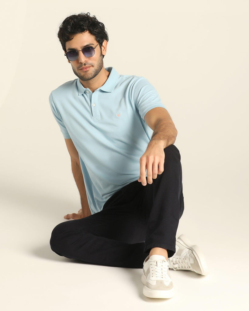 Polo Blue Solid T-Shirt - Bonnel