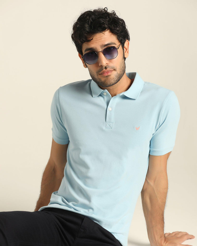 Polo Blue Solid T-Shirt - Bonnel