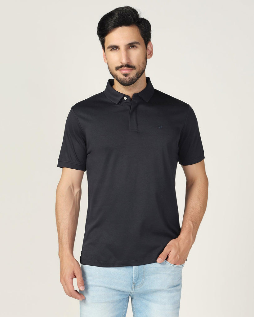 Polo Navy Solid T-Shirt - Toll