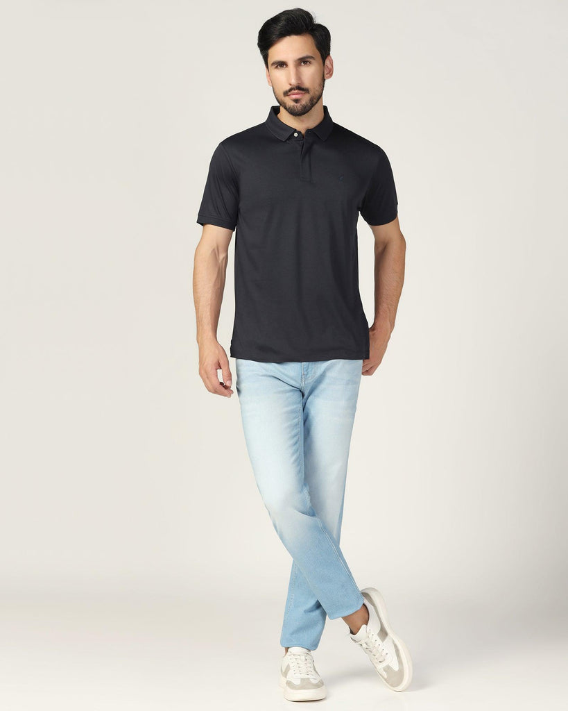 Polo Navy Solid T-Shirt - Toll