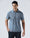 Steel Blue TechPro Printed Polo - Neville