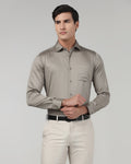Stone Non Iron Solid Shirt - Sylvia