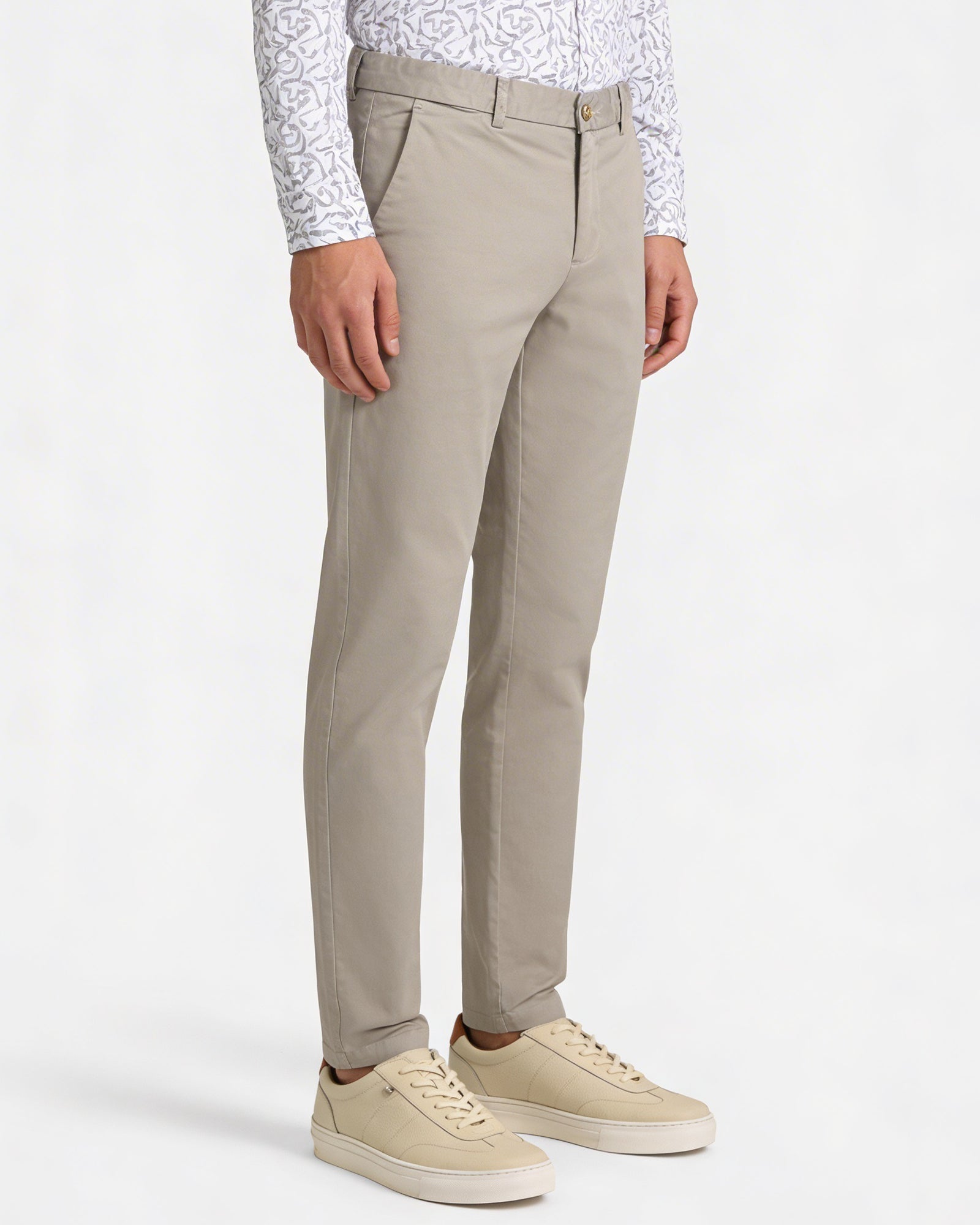 Stone Textured Khakis - Perch