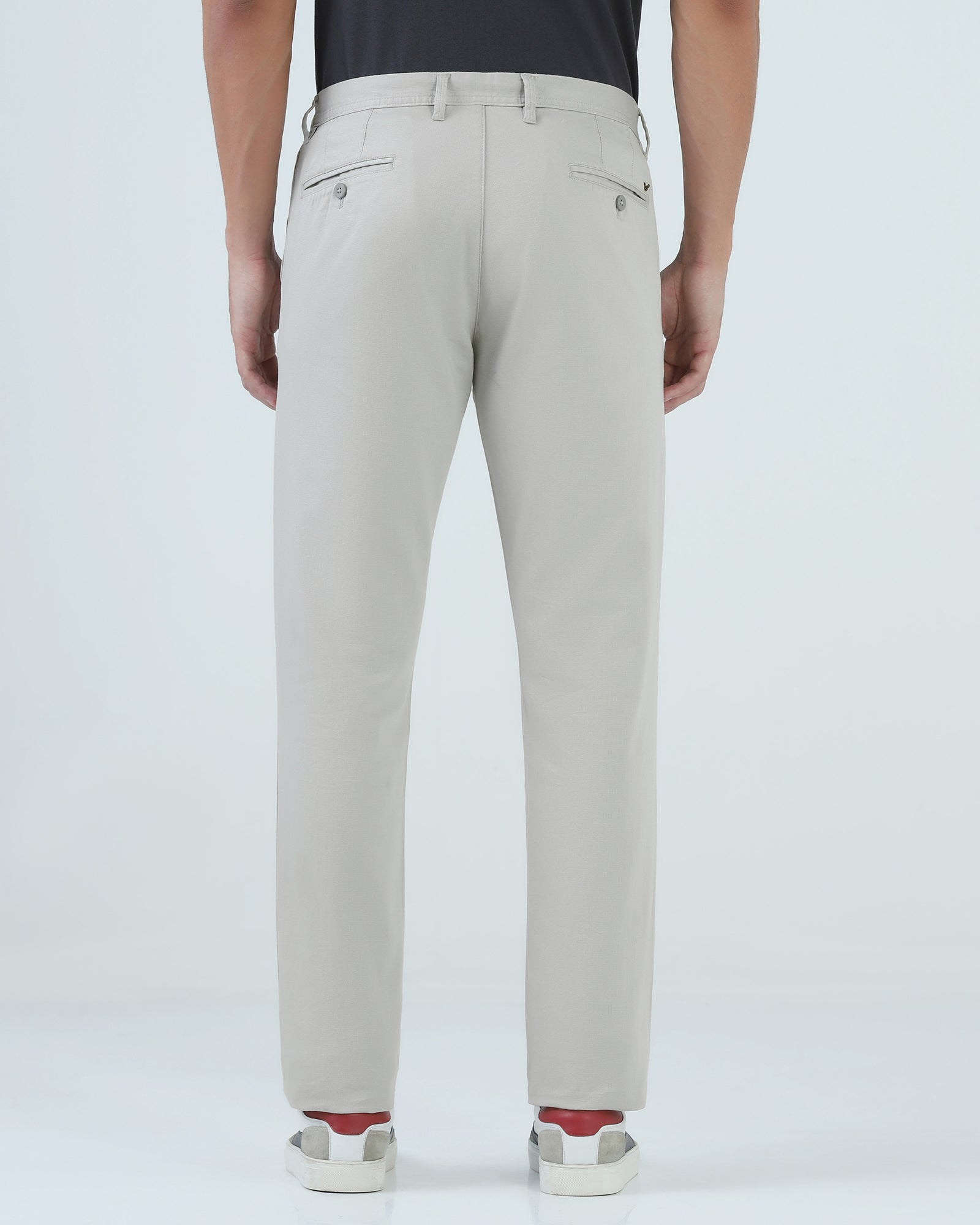 Stone Textured Khakis - Wide