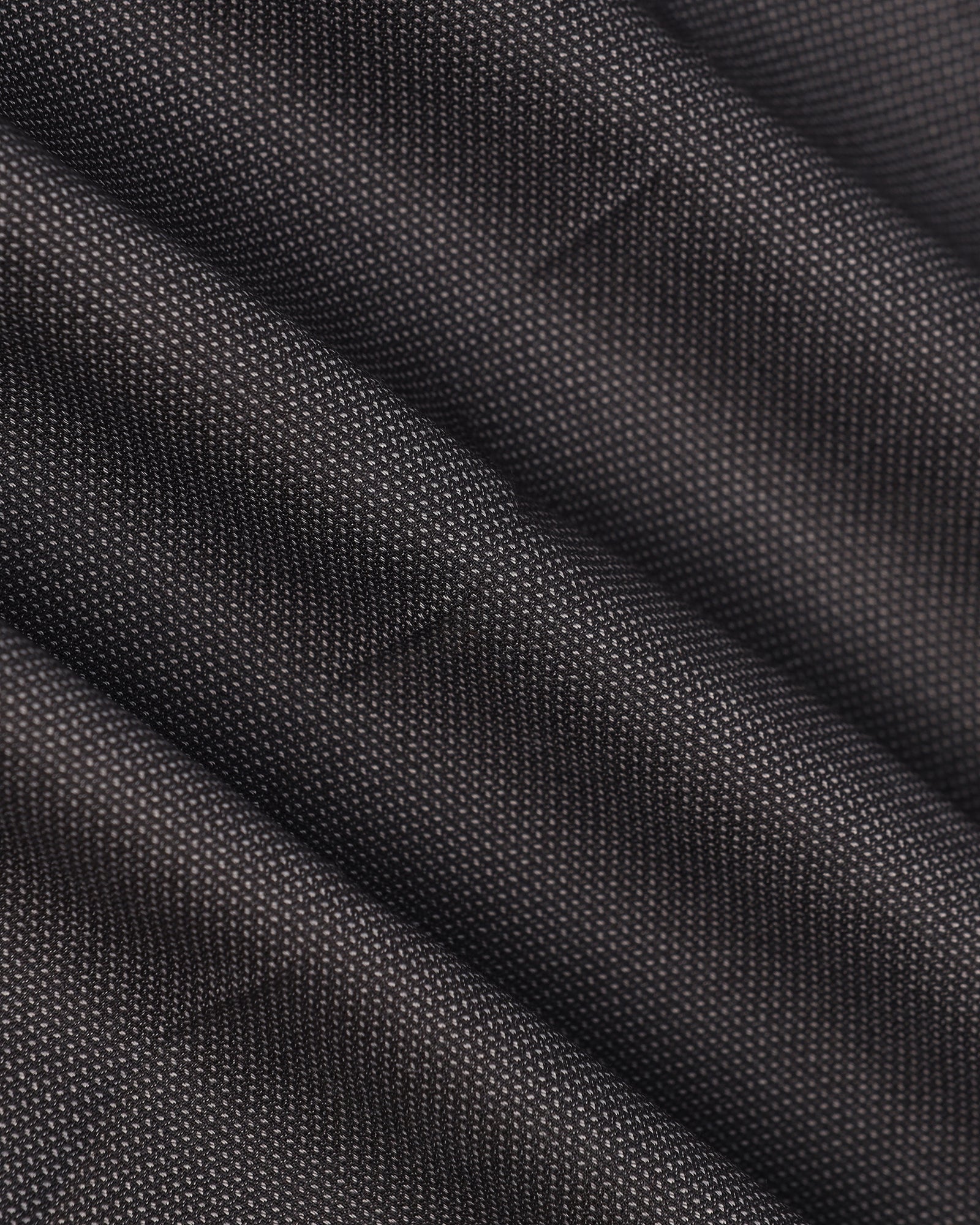 Straight B-90 Formal Charcoal Textured Trouser - Otto