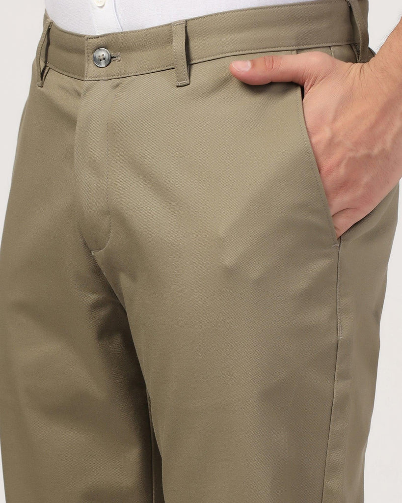 Straight B-90 Casual Mouse Textured Khakis - Segy