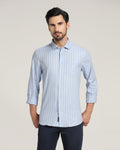Casual Blue Striped Shirt - Erin - Blackberrys