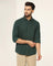 Casual Green Striped Shirt - Fabien