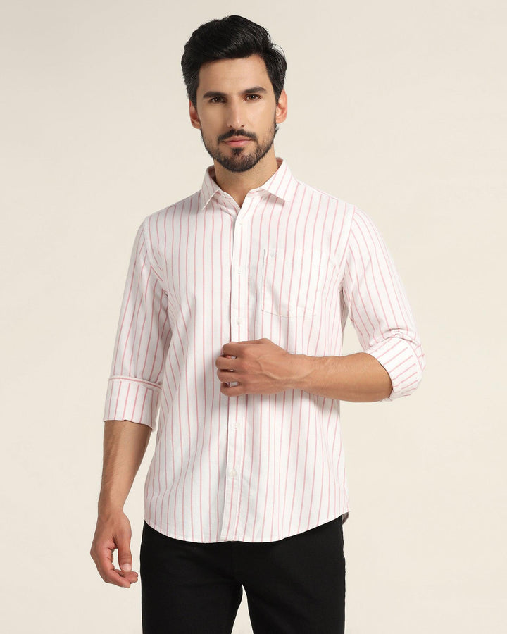 Casual Red Striped Shirt - Eagle