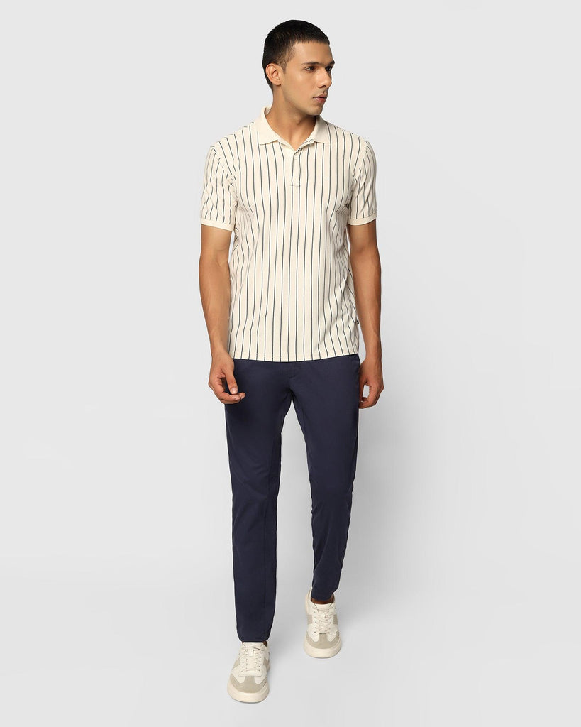 Polo Off White Striped T-Shirt - Naha