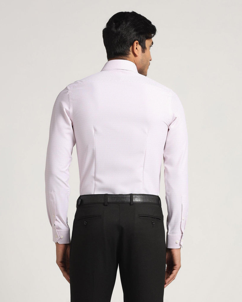 Formal Pink Striped Shirt - Bauz