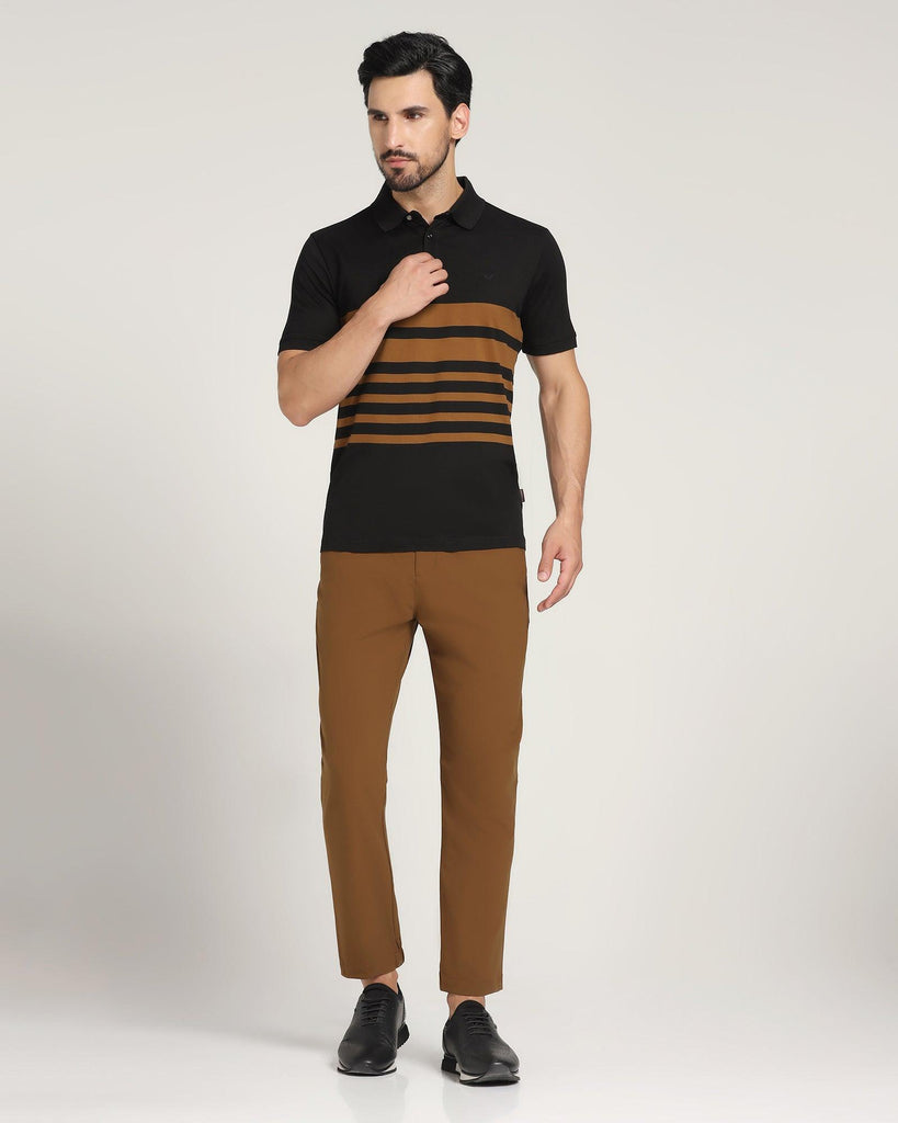 Polo Black Striped T-Shirt - Hop