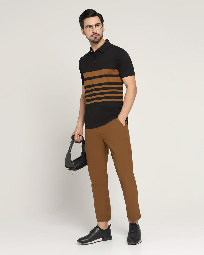 Polo Black Striped T-Shirt - Hop