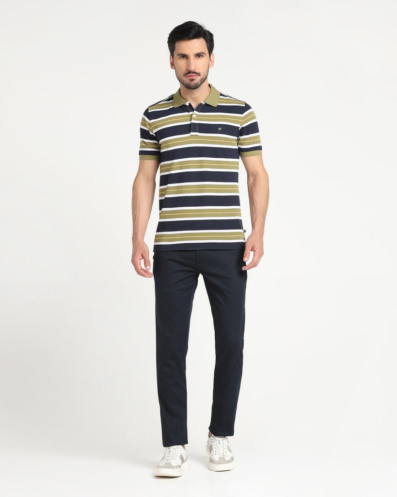 Polo Green Striped T-Shirt - Fred