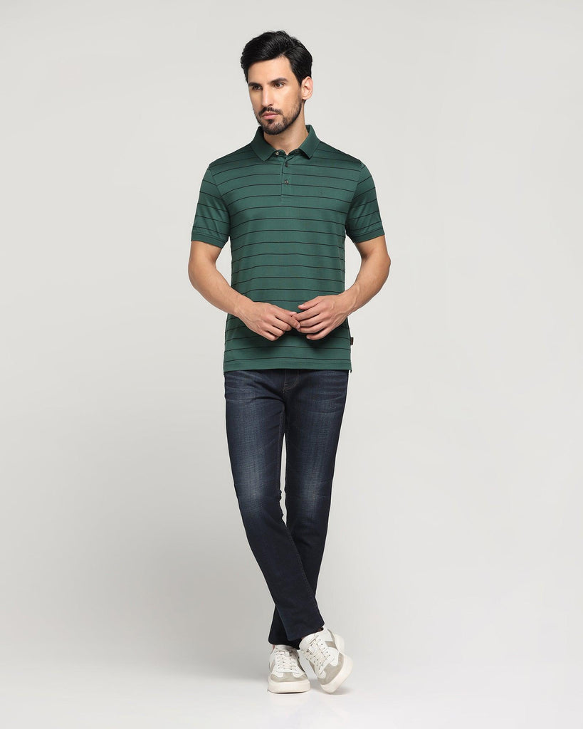 Polo Green Striped T-Shirt - Pro