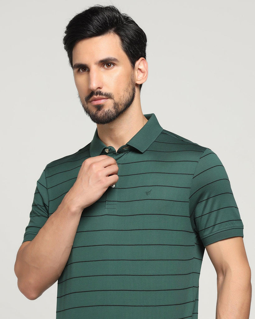 Polo Green Striped T-Shirt - Pro