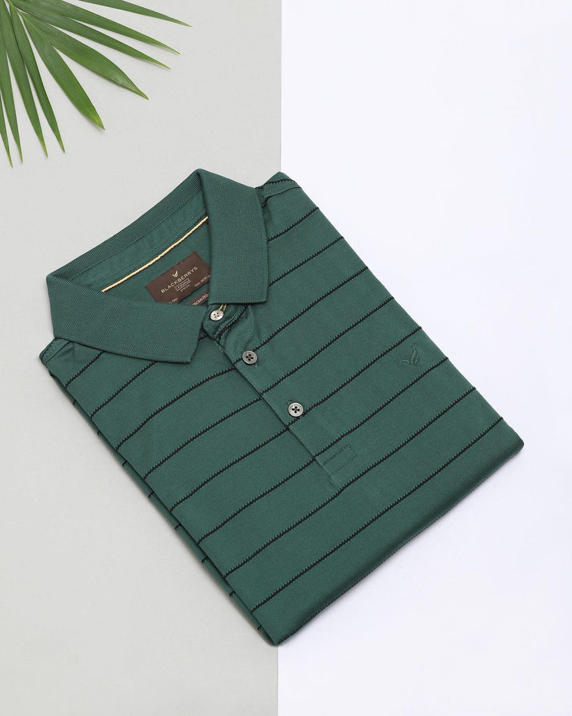 Polo Green Striped T-Shirt - Pro