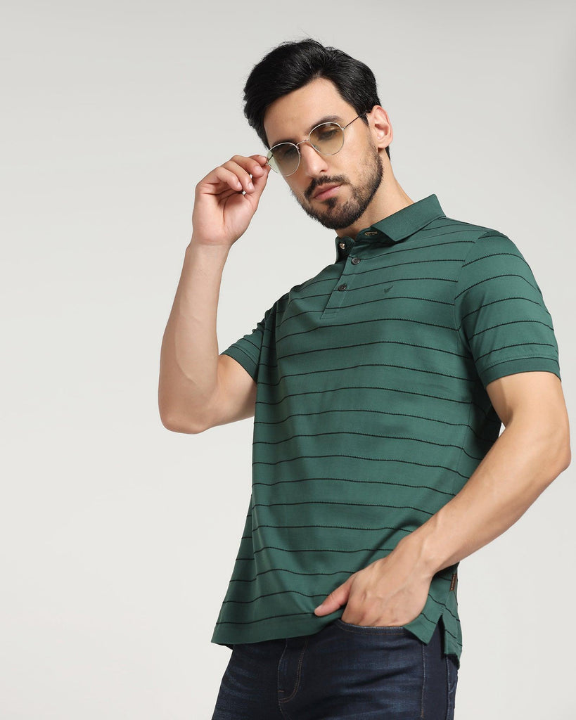 Polo Green Striped T-Shirt - Pro