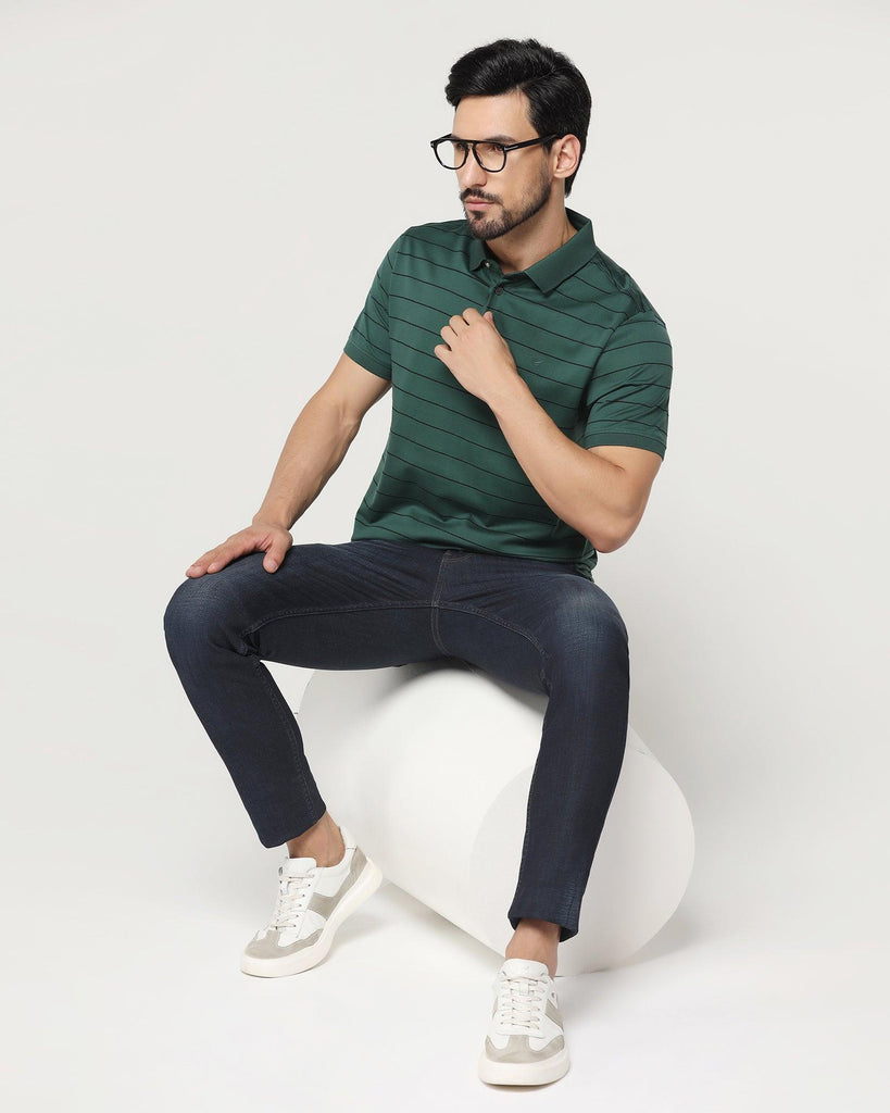 Polo Green Striped T-Shirt - Pro