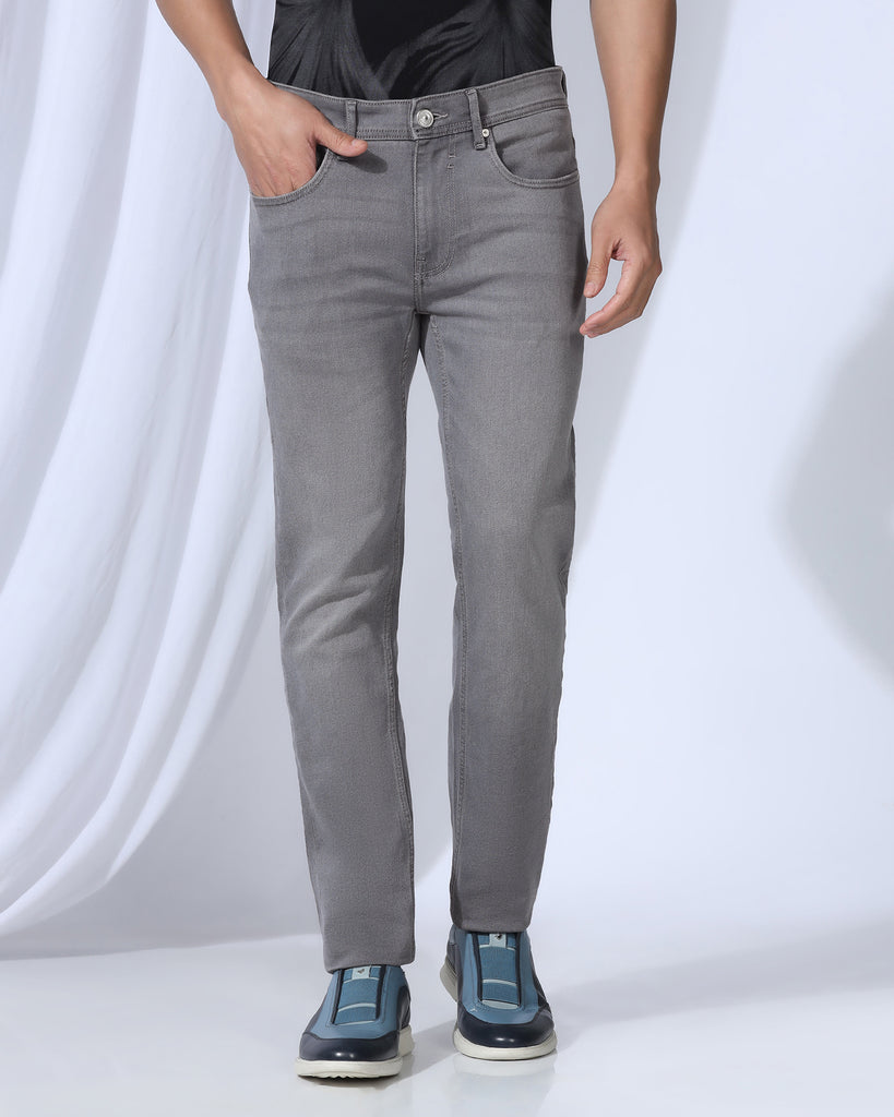 Super Clean Slim Yonk Fit Grey Jeans - Benito