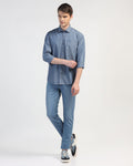 Super Clean Slim Yonk Fit Indigo Blue Jeans - Kai