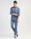 Super Clean Slim Yonk Fit Indigo Blue Jeans - Kai